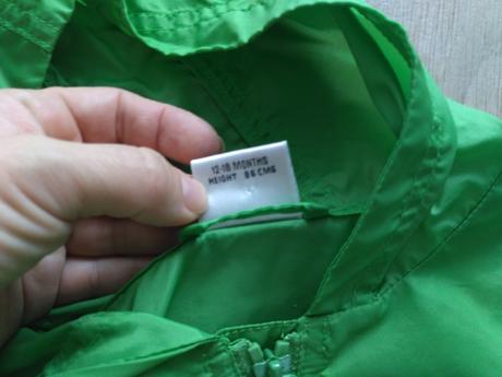 Tenká prechodná bundička so žabkou, next,86