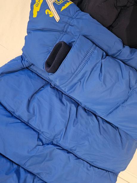 Modrá bunda, h&m,158