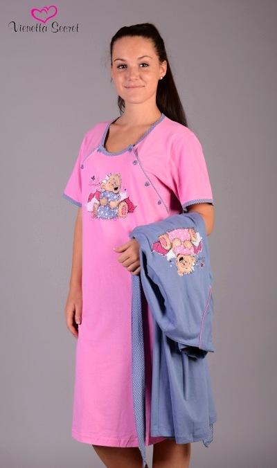Materská nočná košieľka so županom, vienetta secret,l / m / s / xl / xxl