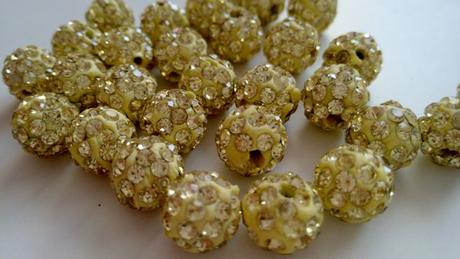 Korálky shamballa - light colorado 10 mm, 