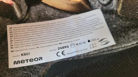 Detská prilba meteor koralová-veľ.m-1xpoužitá, m