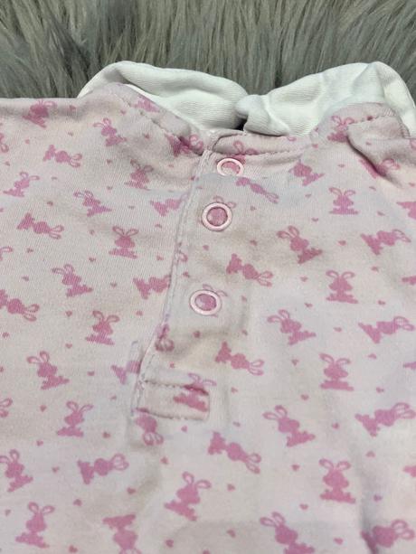 Dievčenské body s golierom a zajačikmi (62), ergee,62