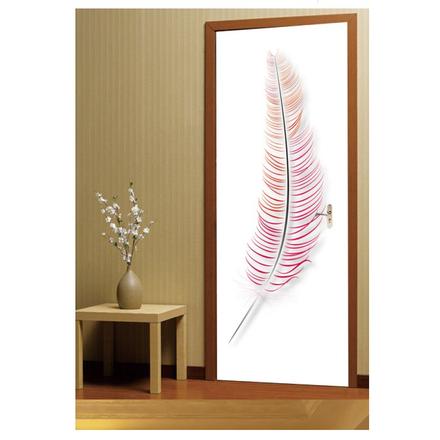 3d nálepka na dvere pierko, 