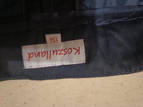 Elegantné nohavice tmavomodré 134, 134