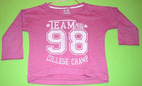 Bordová mikina team yd, primark,146