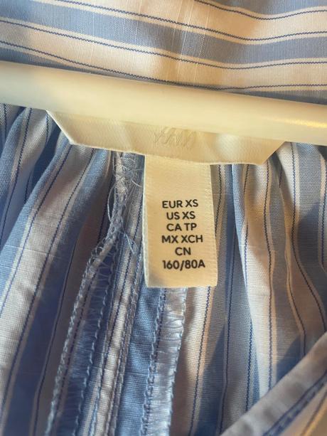 Košeľové šaty, h&m,l