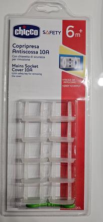 Chicco - chránič na sieťovú zásuvku 10a, chicco