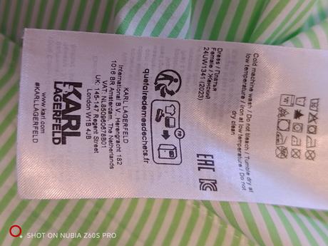 Karl lagerfeld originál úžasné dámske šaty m, m