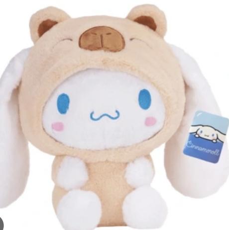 Cinnamoroll plyšová hračka kapybara, 