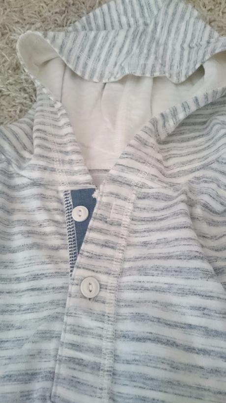 Mikino natelnik s kapucňou  8/10r., h&m,140