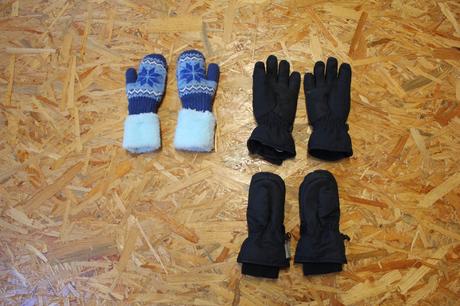 Detské zimné rukavice, h&m