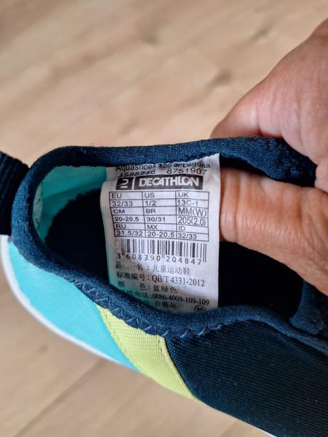 Topánky do vody, decathlon,33
