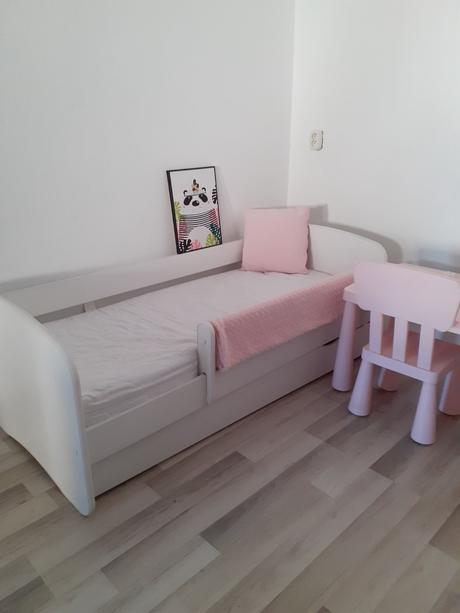 Detská izba, postel, stolík a stolička, šírka (cm): 80,dĺžka (cm): 160
