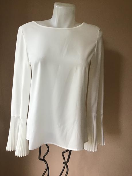 Bluzka s plisovanymi rukavmi/kra, xs