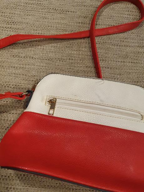 Crossbody kabelka červená mk,