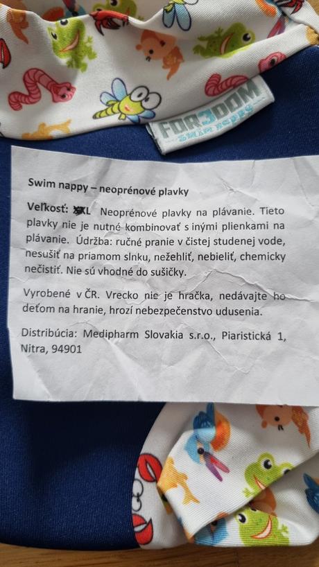 Plavky pre babatka, l