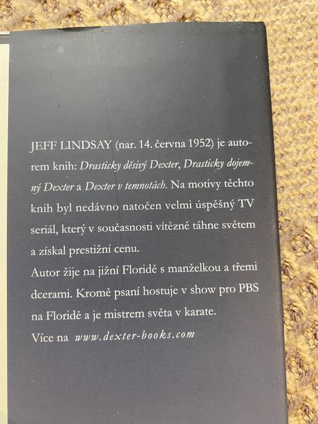 Sériový vrah dexter v hlavní roli jeff lindsay, 