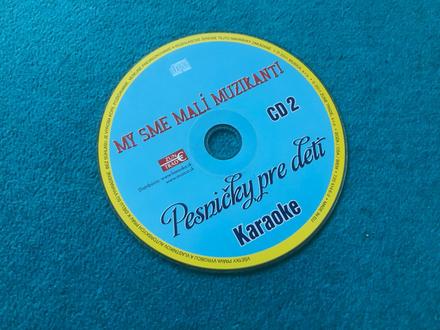 Cd - pesničky pre deti - karaoke - bez slov, 