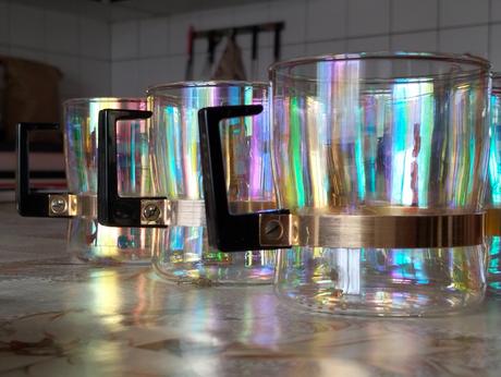 Retro poháre dúhové, 
