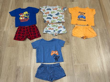 4x letné pyžamko, sinsay,98