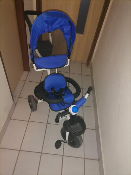Detská modrá trojkolka, r-sport