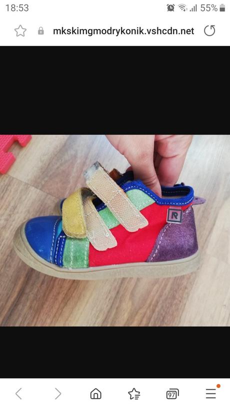 Prechodné topánky rak, rak,22