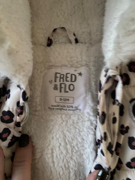 Detská bunda f&f tigrovaná 6-9 m, f&f,74