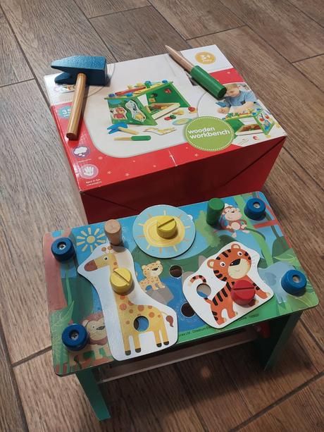 Stolček drvený na hranie, 