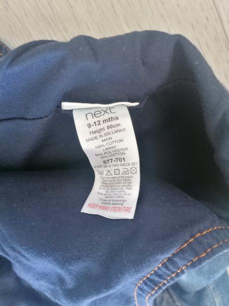 Krátke nohavice na traky, next,80