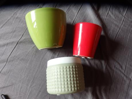 Červený kvetináč,