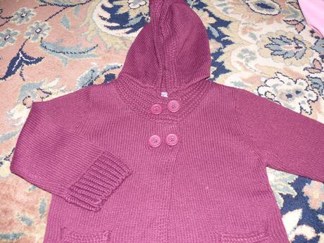 Bordový svetrík, f&f,92