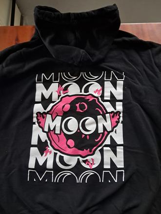 Moon merch mikina + tričko + bonus tričko, m