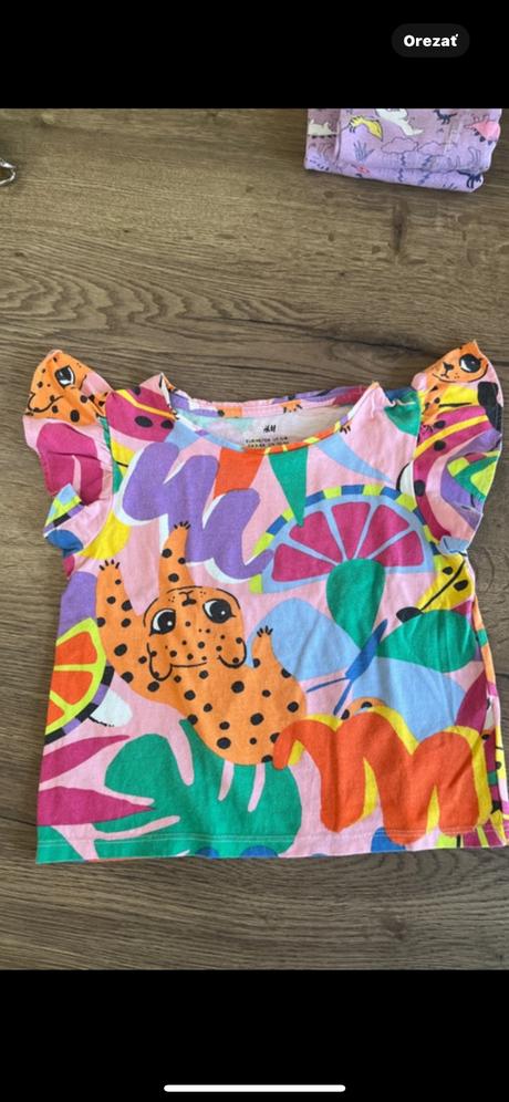 Farebne tricko hm, h&m,86