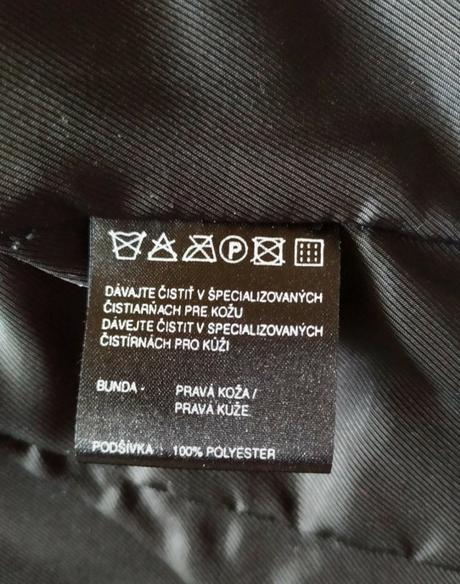Bunda z pravej kože, s