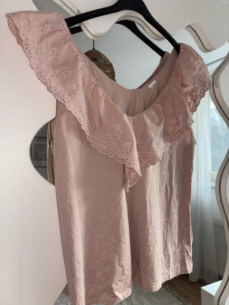 Staro-ruzovy top, h&m,l