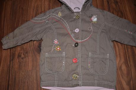 Prechodná bundička zateplená 1,5 až 2 r, next,92