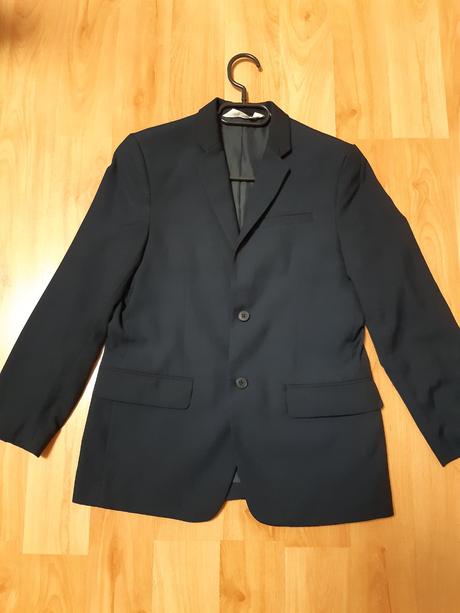 Sako h&m tmavomodré 152, 152