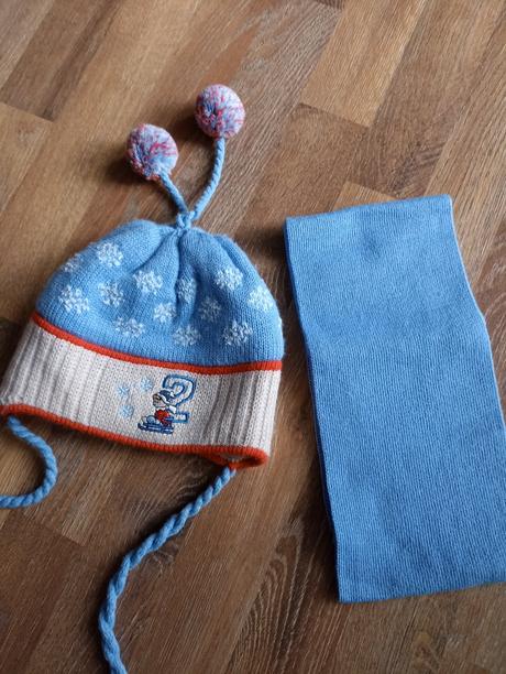 Teplá čiapka so šálikom, 86