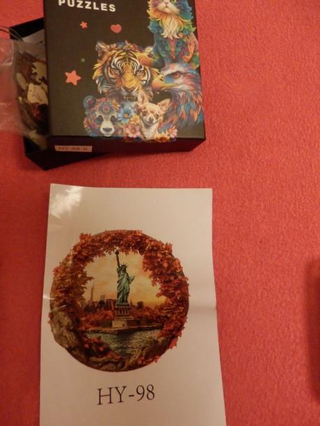 Drevené puzzle rôzne paríž, new york...,