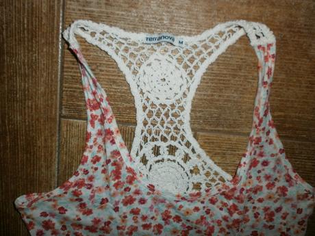 Tielko s háčkovanou časťou terranova-m, terranova,m