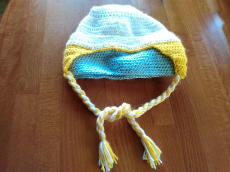 Háčkovaná čiapočka šmoulinka, 50