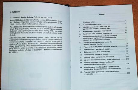 Daniel šmihula- o práve a štáte, 