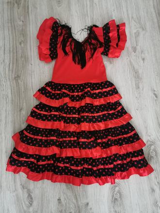 Krásny kostým španielky pre 5-6r,