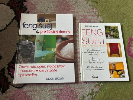 2 ks knižiek feng šuej,