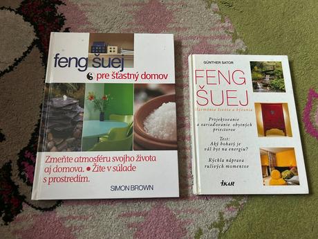 2 ks knižiek feng šuej,
