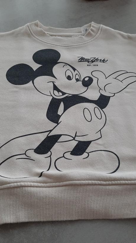 Mikina mickey, h&m,98