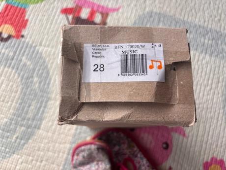 Papuče beda barefoot širší typ veľ. 28, beda,28