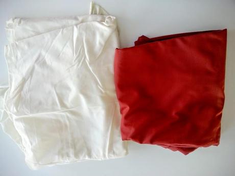 Látky - podšívka - kúsky látok.,