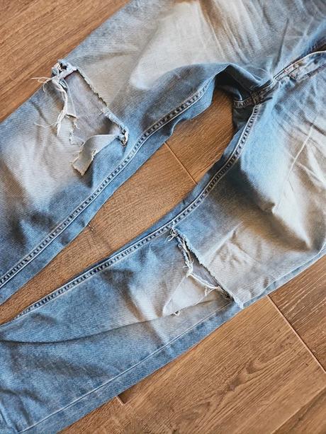 Potrhané pánske rifle, napapijri,34