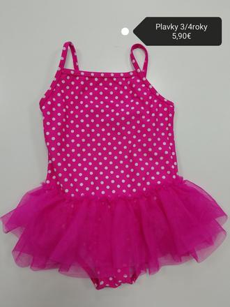 Ružové plavky s tutu tylom, 104